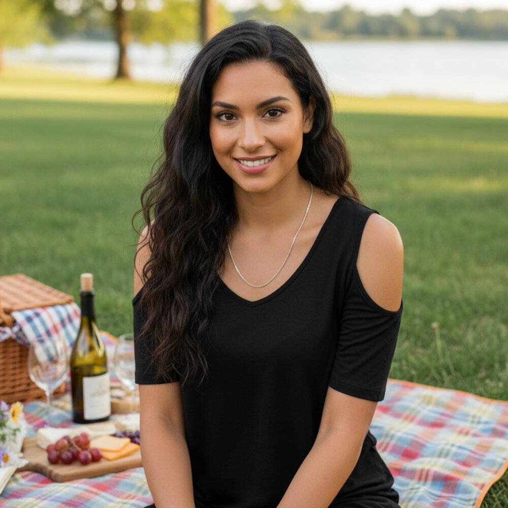 Cold Shoulder Stretch Short Sleeve Black Top
